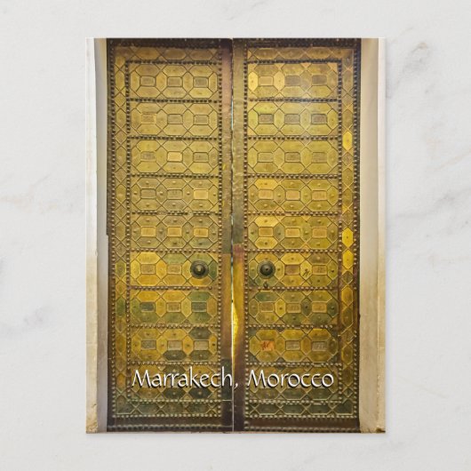 Groeten uit Marrakech Marokko Briefkaart (Voorkant)