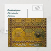Groeten uit Marrakech Marokko Briefkaart (Voorkant / Achterkant)