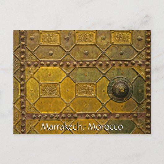 Groeten uit Marrakech Marokko Briefkaart (Voorkant)