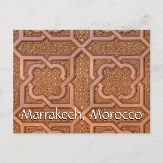 Groeten uit Marrakech Marokko Briefkaart (Voorkant)