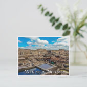 Groeten uit Marrakech Marokko Briefkaart (Staand voorkant)