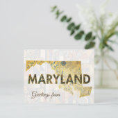 Groeten uit Maryland Briefkaart (Staand voorkant)