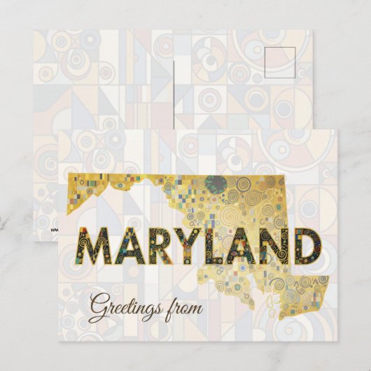 Groeten uit Maryland Briefkaart (Voorkant / Achterkant)