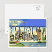 Groeten uit Maryland Briefkaart (Voorkant / Achterkant)