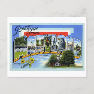 groeten uit Maryland Briefkaart