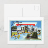  groeten uit Maryland reisposter Briefkaart (Voorkant / Achterkant)