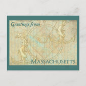 Groeten uit Massachusetts Briefkaart (Voorkant)