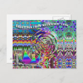 Groeten uit MathMagic Land Briefkaart (Voorkant / Achterkant)