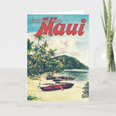 Groeten uit Maui, Hawaii Kaart (Voorkant)