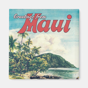 Groeten uit Maui, Hawaii    Magneet