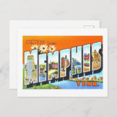  groeten uit Memphis, Tennessee, Briefkaart (Voorkant / Achterkant)