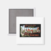 Groeten uit Memphis, Tennessee Magneet (Voorkant / Achterkant)