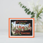 Groeten uit Memphis Tennessee US City Briefkaart (Staand voorkant)