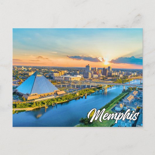 Groeten uit Memphis, Tennessee, Verenigde Staten Briefkaart (Voorkant)