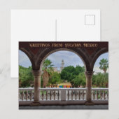 Groeten uit Mérida, Yucatán, Mexico Briefkaart (Voorkant / Achterkant)