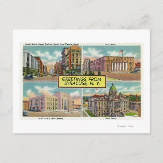 Groeten uit met Schilderachtig Uitzichten 2 Briefkaart (Voorkant)