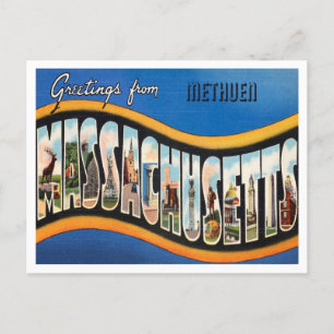 Groeten uit Methuen, Massachusetts Travel Briefkaart