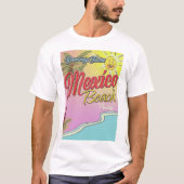 Groeten uit Mexico Beach Florida T-shirt (Voorkant)