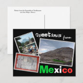 Groeten uit Mexico Briefkaart (Voorkant / Achterkant)