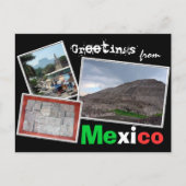 Groeten uit Mexico Briefkaart (Voorkant)