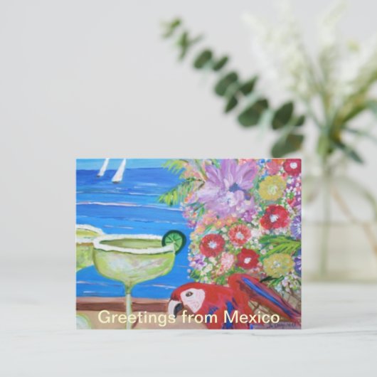 Groeten uit Mexico-Briefkaart Briefkaart (Staand voorkant)