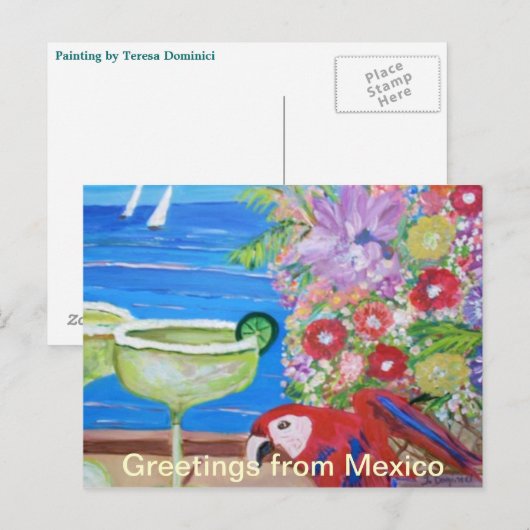 Groeten uit Mexico-Briefkaart Briefkaart (Voorkant / Achterkant)