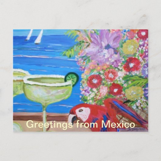 Groeten uit Mexico-Briefkaart Briefkaart (Voorkant)