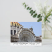 Groeten uit Mexico City Briefkaart (Staand voorkant)