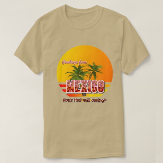 Groeten uit Mexico T-shirt (Design voorkant)
