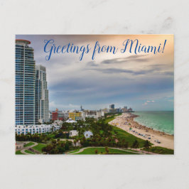 Groeten uit Miami! Ansichtkaart Briefkaart