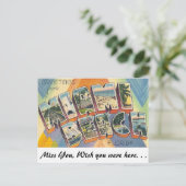 Groeten uit Miami Beach Briefkaart (Staand voorkant)