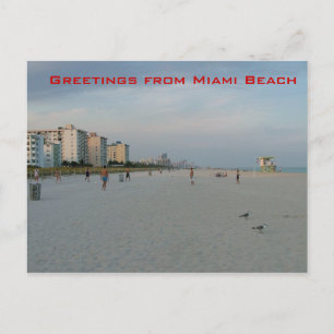 Groeten uit Miami Beach Briefkaart