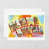  groeten uit Miami Beach, Florida Briefkaart (Voorkant / Achterkant)