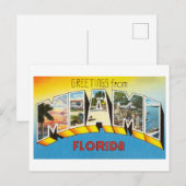 groeten uit Miami, Florida Briefkaart (Voorkant / Achterkant)