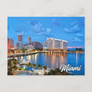 Groeten uit Miami, Florida, Verenigde Staten Briefkaart