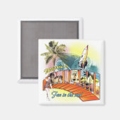 Groeten uit Miami Magneet (Voorkant / Achterkant)
