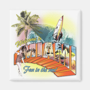Groeten uit Miami Magneet