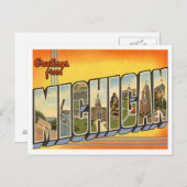 Groeten uit Michigan Briefkaart (Voorkant / Achterkant)
