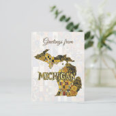 Groeten uit Michigan Briefkaart (Staand voorkant)