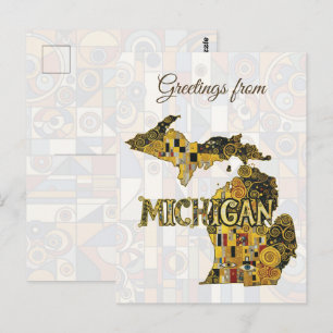 Groeten uit Michigan Briefkaart