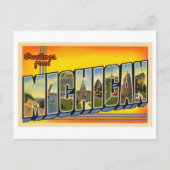 groeten uit Michigan Briefkaart (Voorkant)