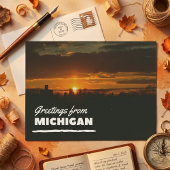 Groeten uit Michigan Briefkaart