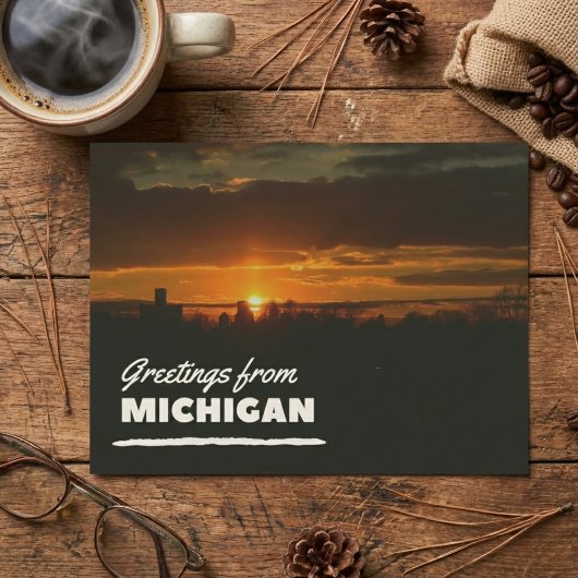 Groeten uit Michigan Briefkaart