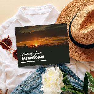 Groeten uit Michigan Briefkaart