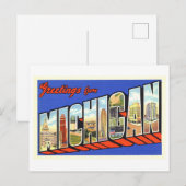 groeten uit Michigan Briefkaart (Voorkant / Achterkant)