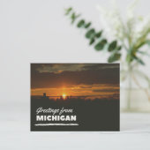 Groeten uit Michigan Briefkaart (Staand voorkant)