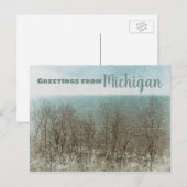 Groeten uit Michigan Briefkaart (Voorkant / Achterkant)
