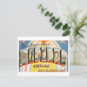 groeten uit Midland, Texas Briefkaart (Staand voorkant)