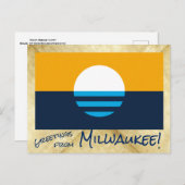 Groeten uit Milwaukee Briefkaart (Voorkant / Achterkant)