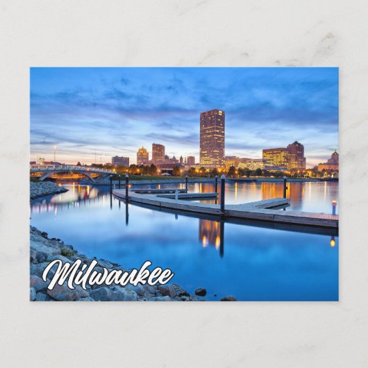 Groeten uit Milwaukee, Wisconsin, Verenigde Staten Briefkaart (Voorkant)